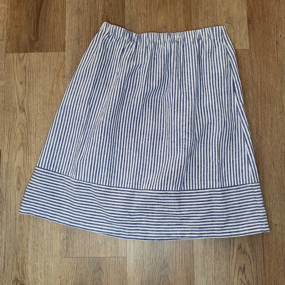 J Crew Striped Skirt